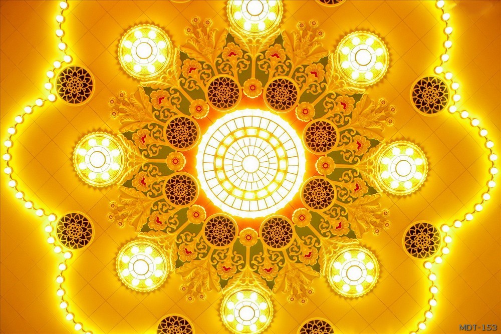 Mẫu dán trần họa tiết MDT-153